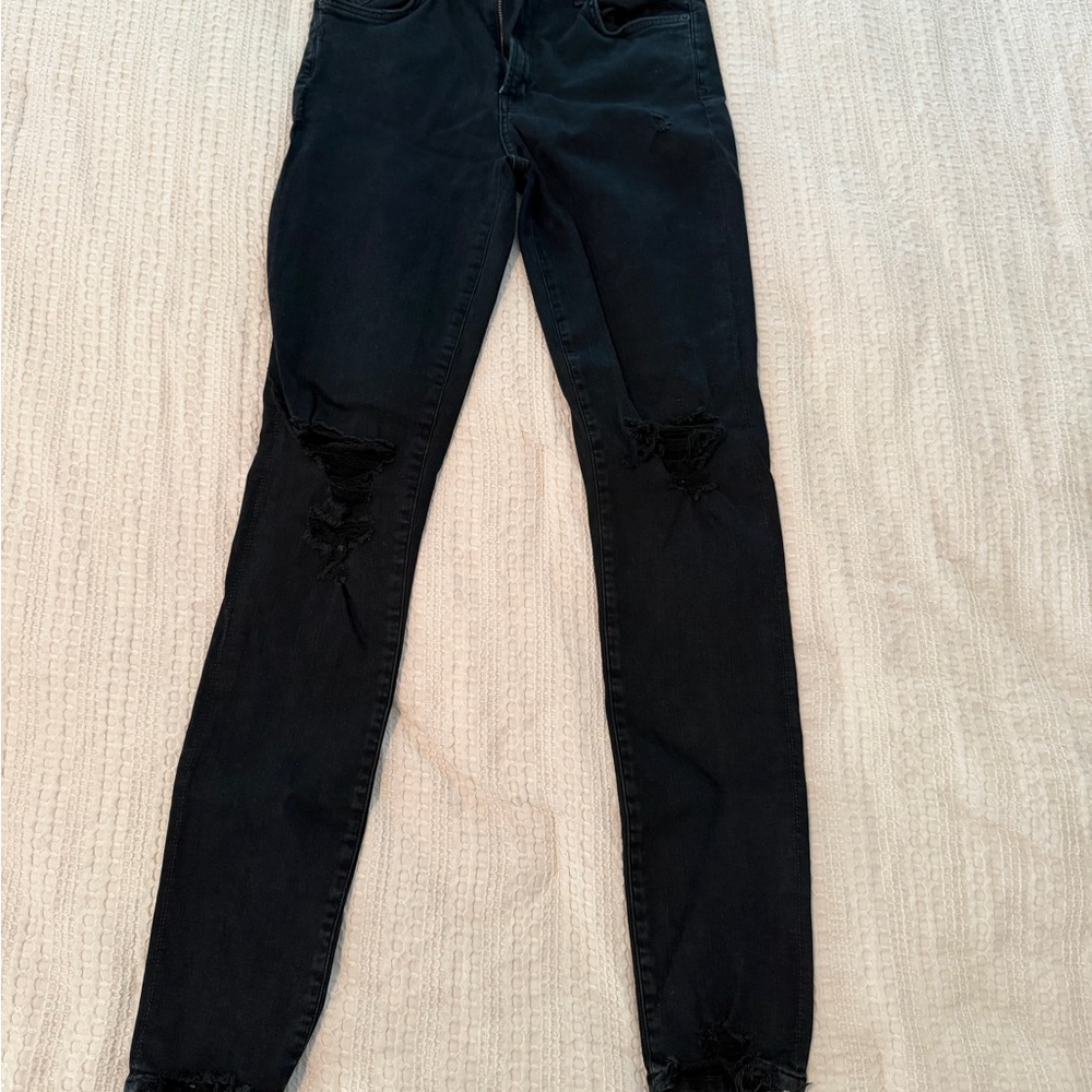 Agolde Women's Black Skinny Jeans